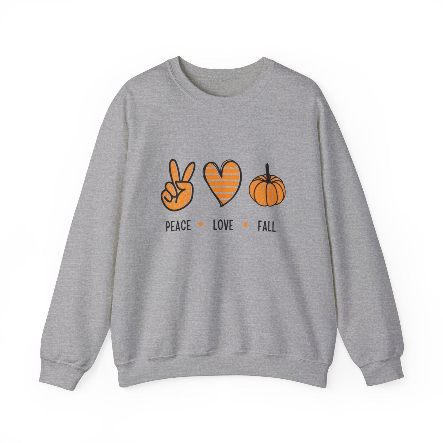 Cute Peace Love Fall Women’s Crewneck Sweatshirt