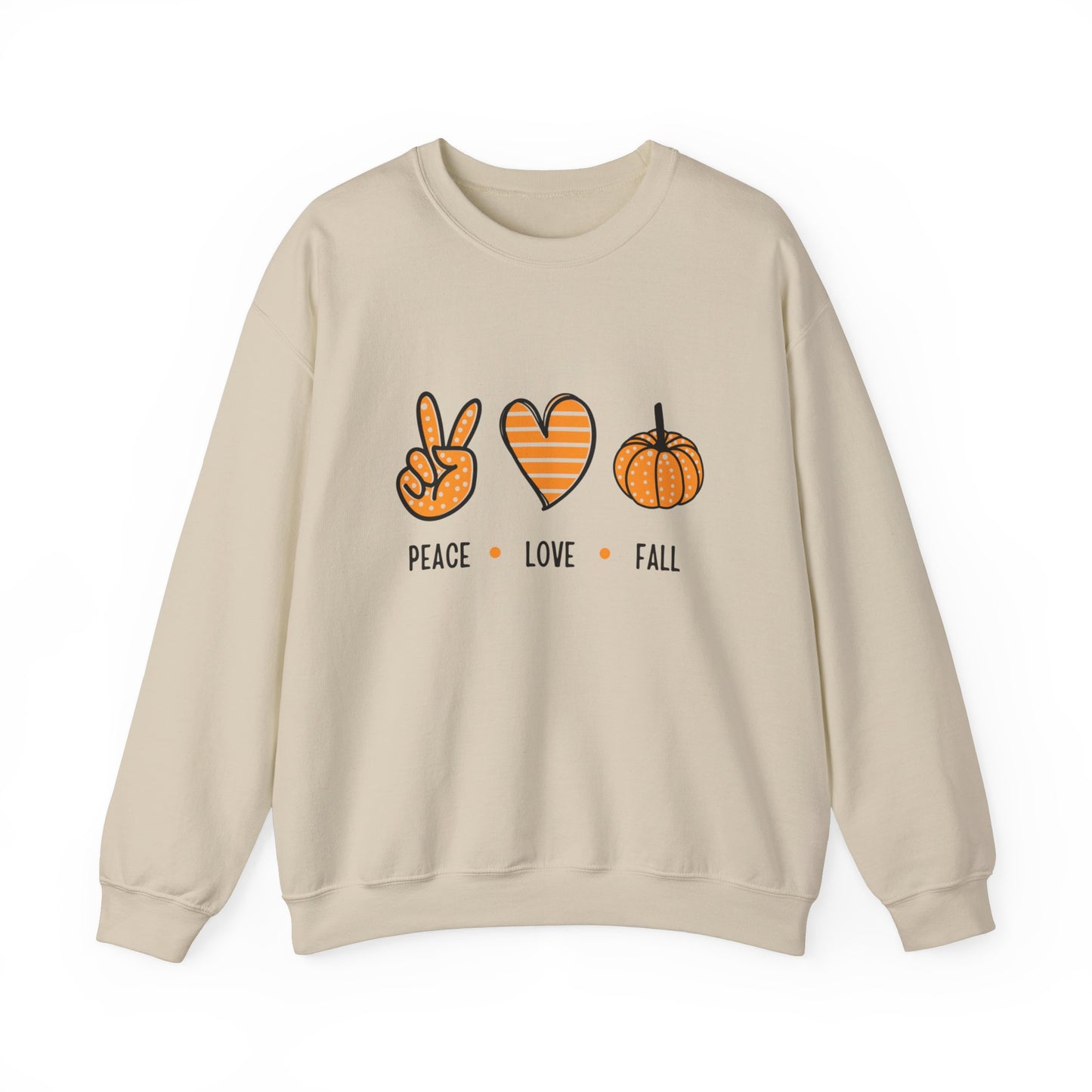 Cute Peace Love Fall Women’s Crewneck Sweatshirt