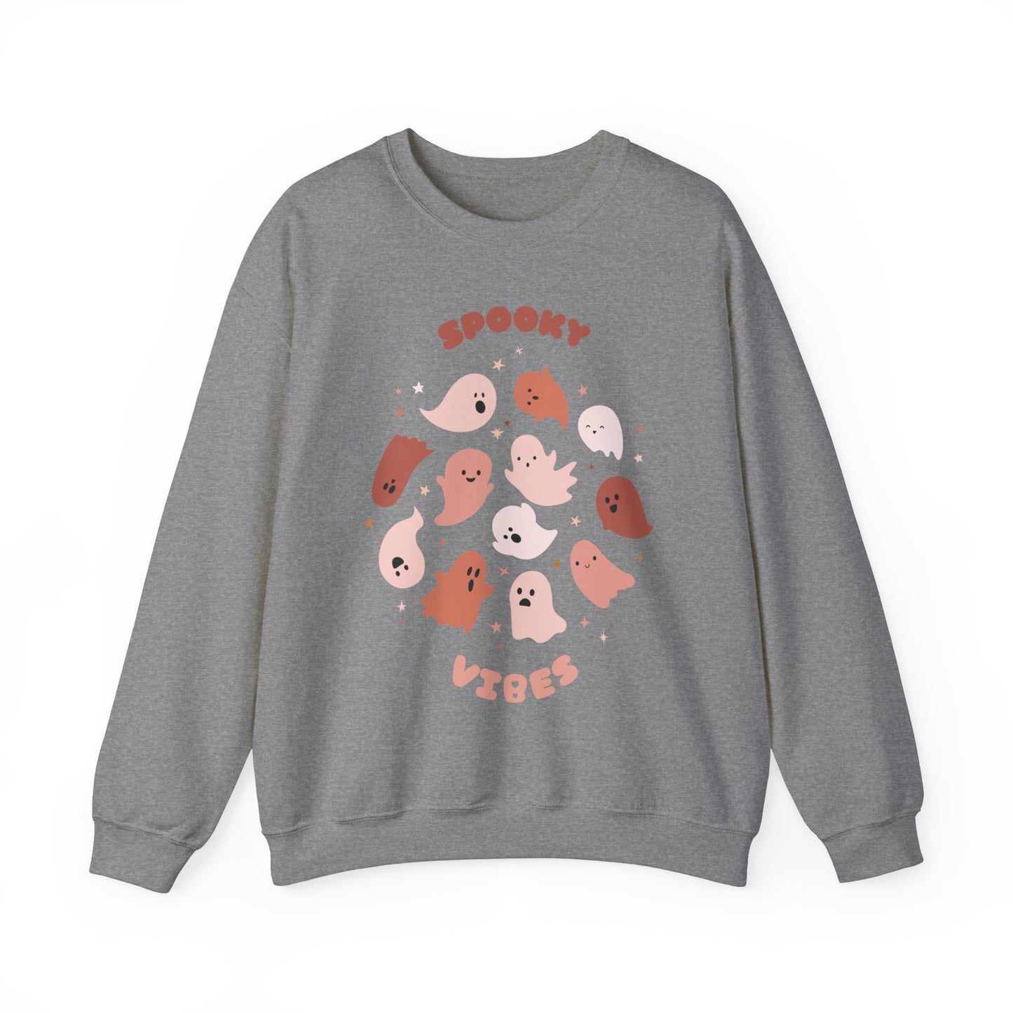 Cute Fall ‘Spooky Vibes’ Crewneck Sweatshirt