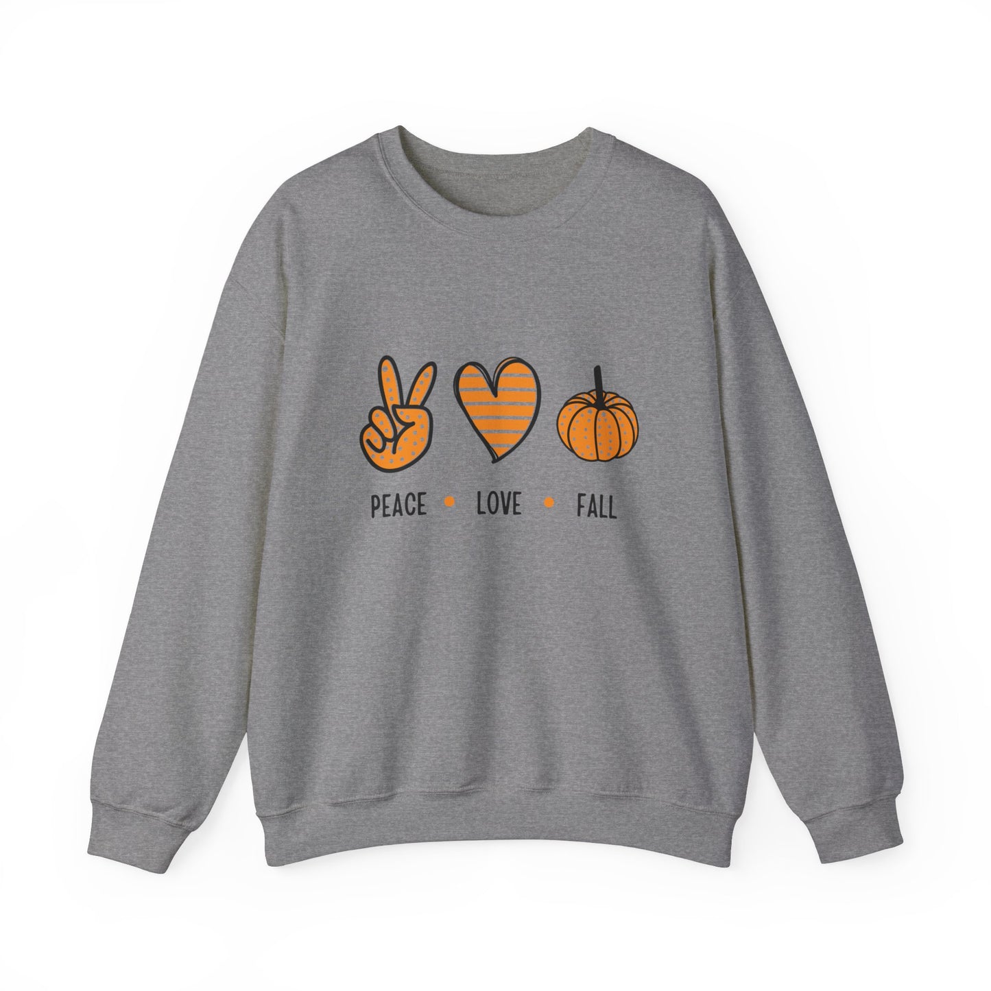 Cute Peace Love Fall Women’s Crewneck Sweatshirt