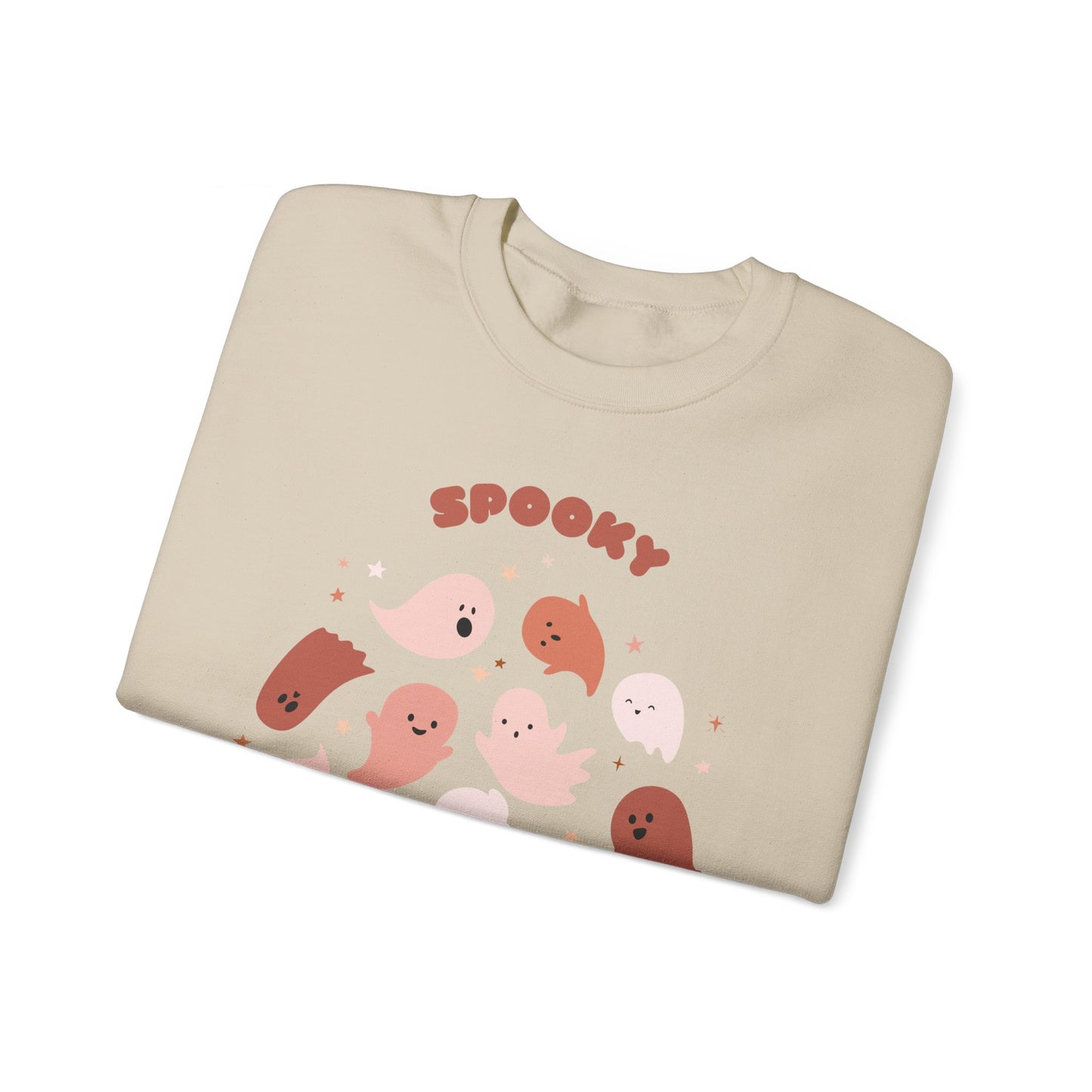 Cute Fall ‘Spooky Vibes’ Crewneck Sweatshirt