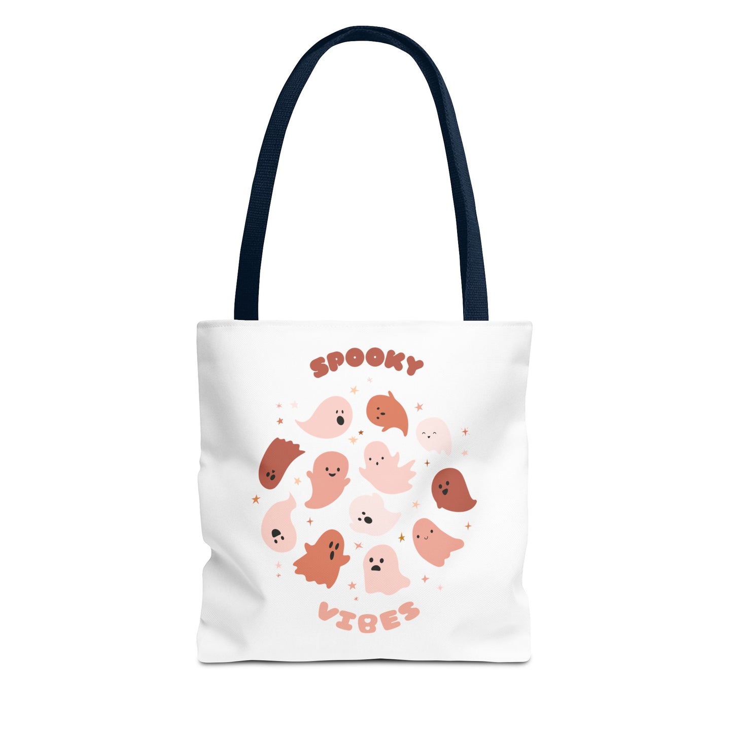 AOP Cute Fall Spooky Vibes Print Tote Bag