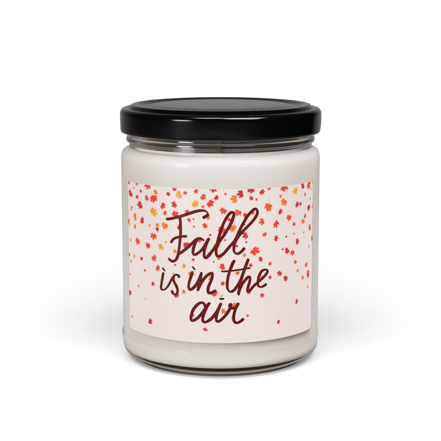 Cute 'Fall is in the Air' 9 oz Scented Soy Candle