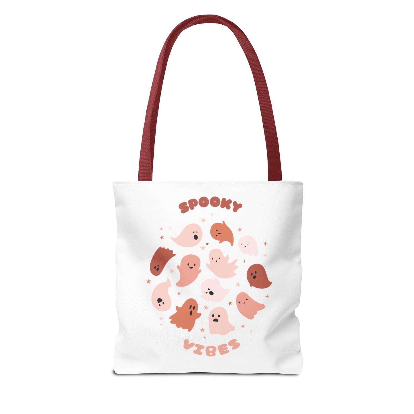 AOP Cute Fall Spooky Vibes Print Tote Bag