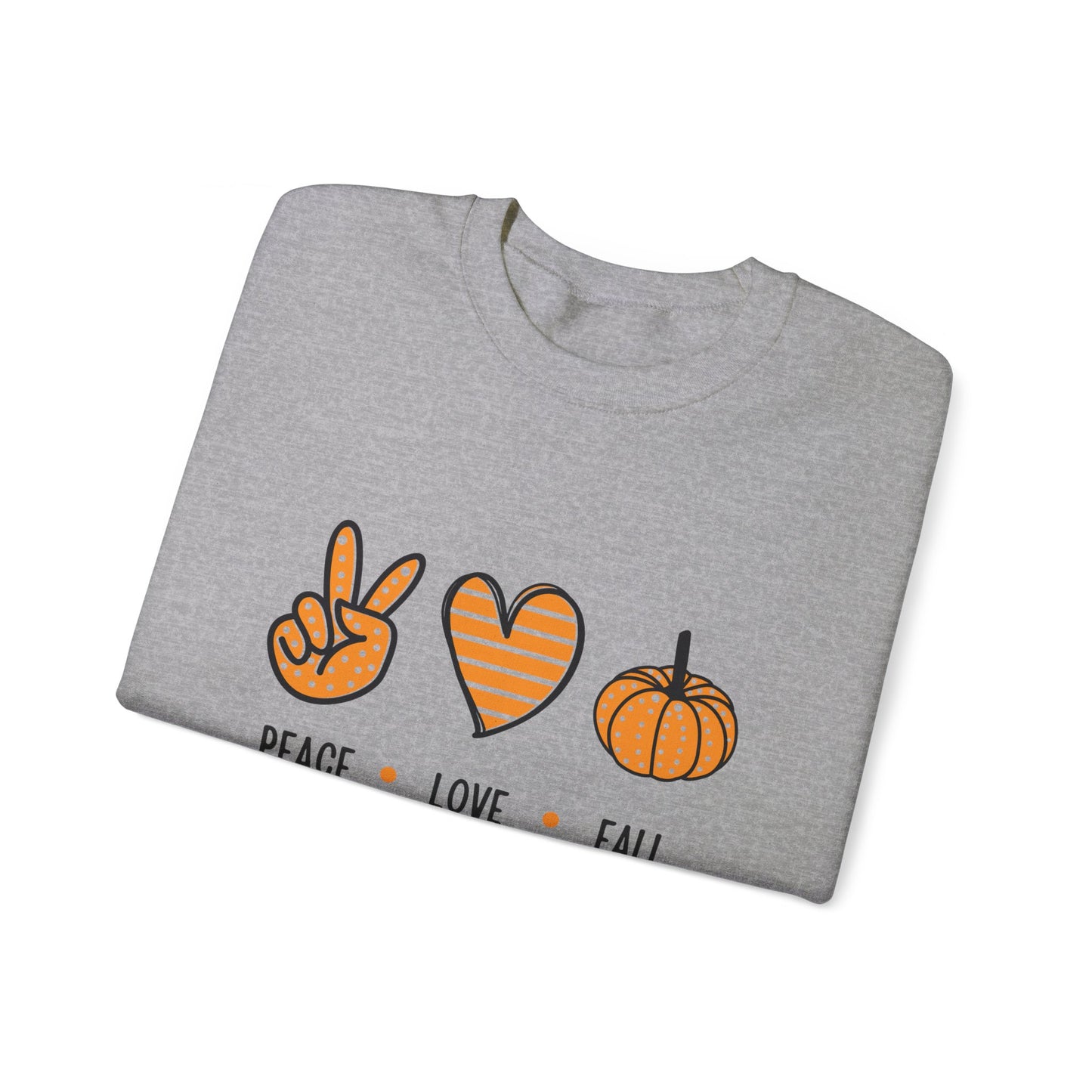 Cute Peace Love Fall Women’s Crewneck Sweatshirt