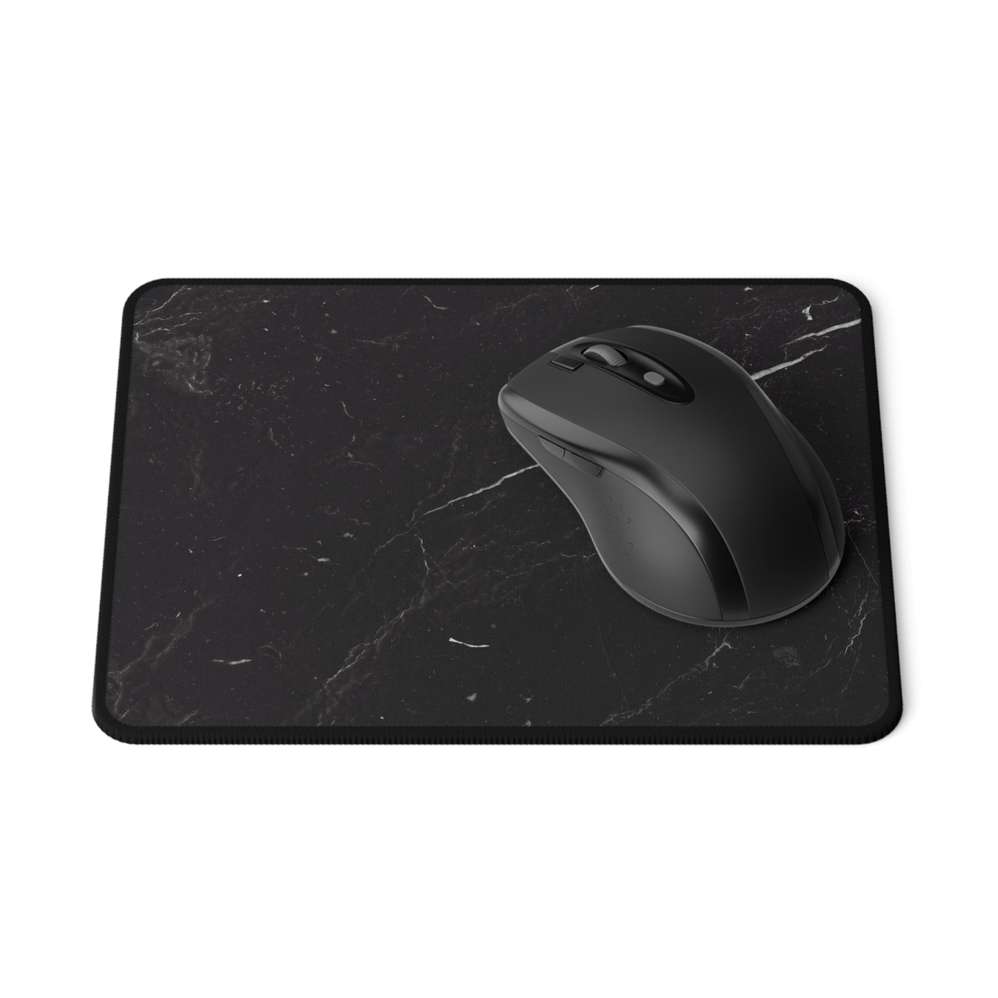 Black Paint Splatter Non-Slip Gaming Mouse Pad