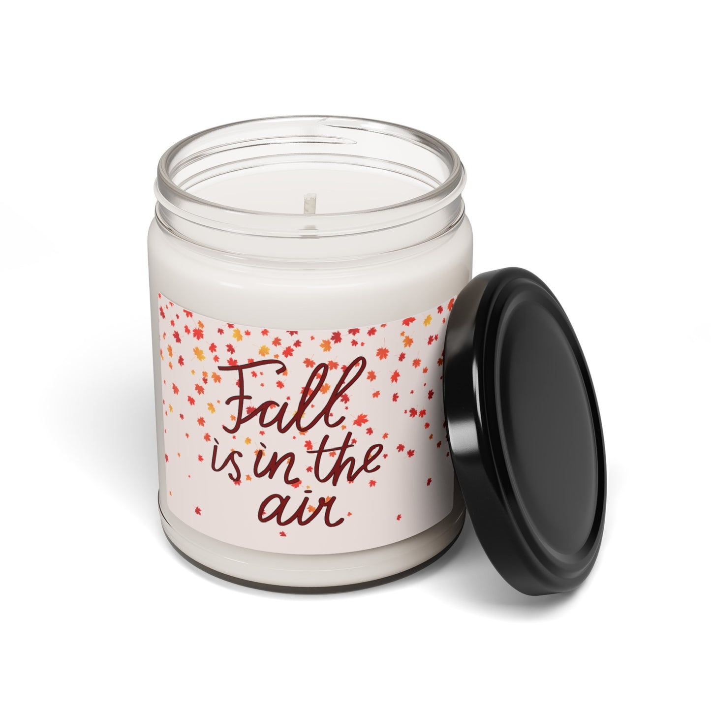 Cute 'Fall is in the Air' 9 oz Scented Soy Candle