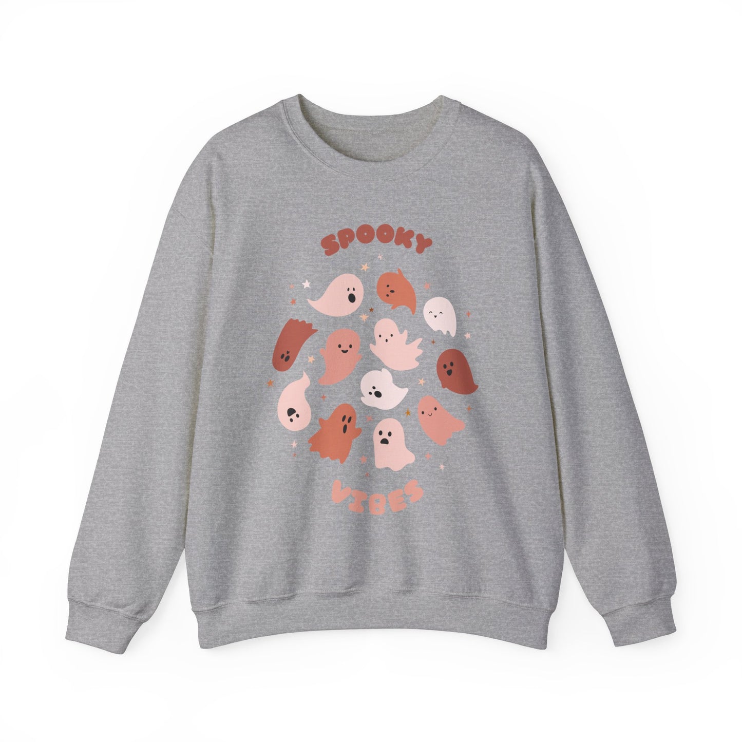 Cute Fall ‘Spooky Vibes’ Crewneck Sweatshirt