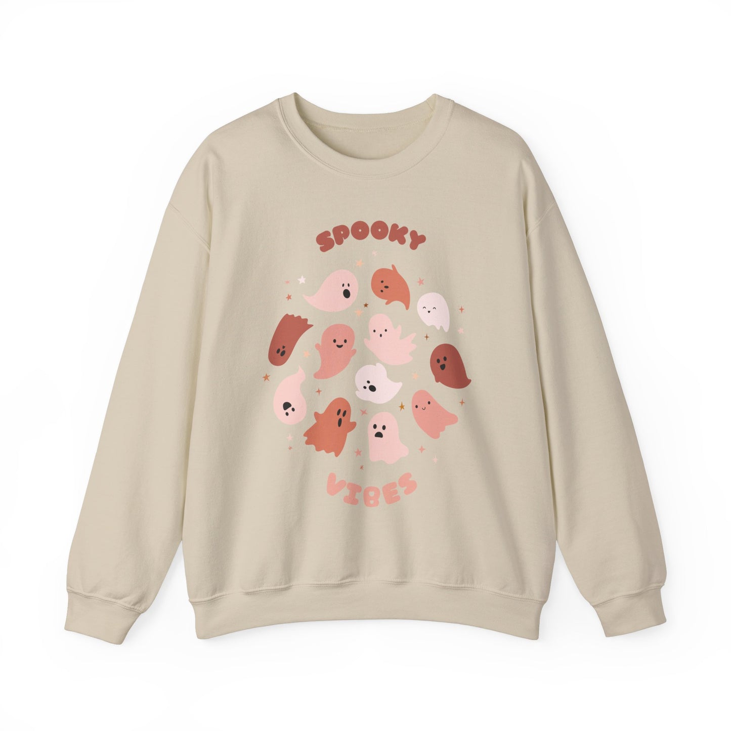 Cute Fall ‘Spooky Vibes’ Crewneck Sweatshirt