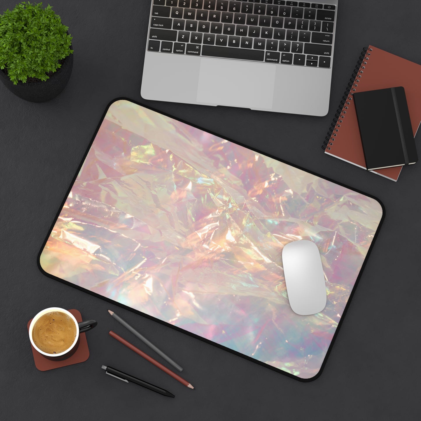 Abstract Pink  Desk Mat