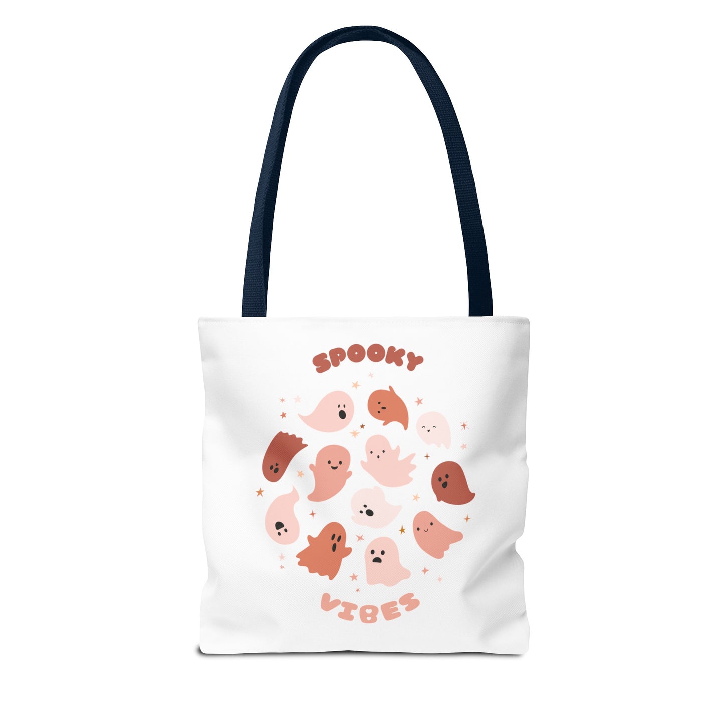 AOP Cute Fall Spooky Vibes Print Tote Bag