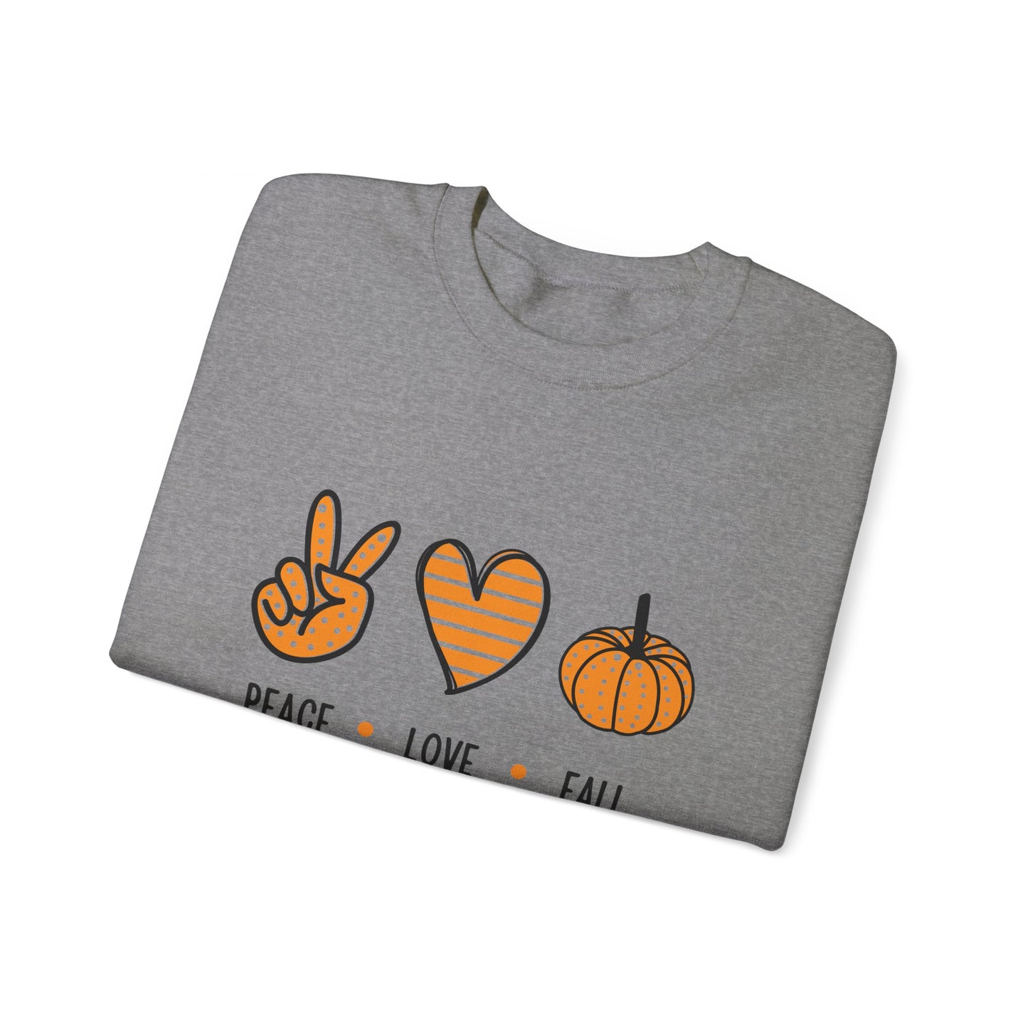 Cute Peace Love Fall Women’s Crewneck Sweatshirt