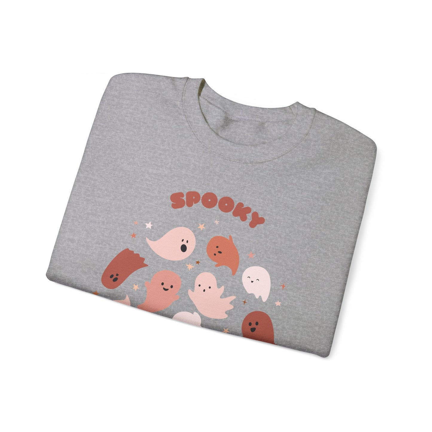 Cute Fall ‘Spooky Vibes’ Crewneck Sweatshirt