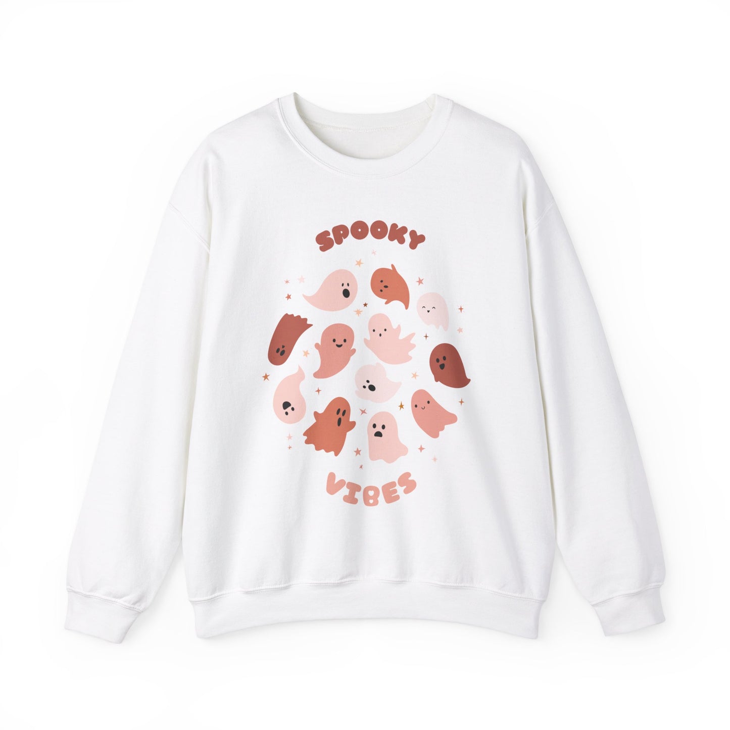 Cute Fall ‘Spooky Vibes’ Crewneck Sweatshirt