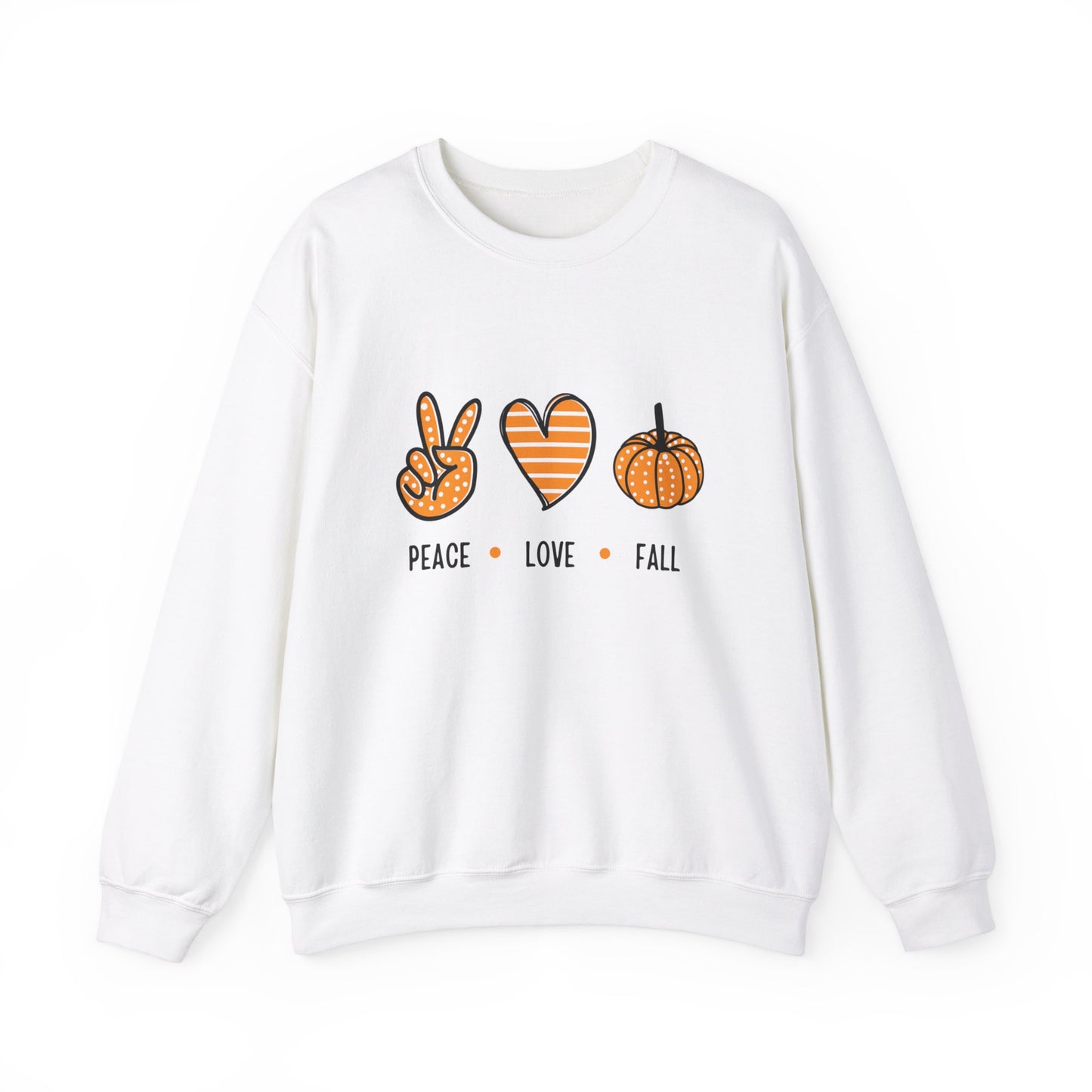 Cute Peace Love Fall Women’s Crewneck Sweatshirt