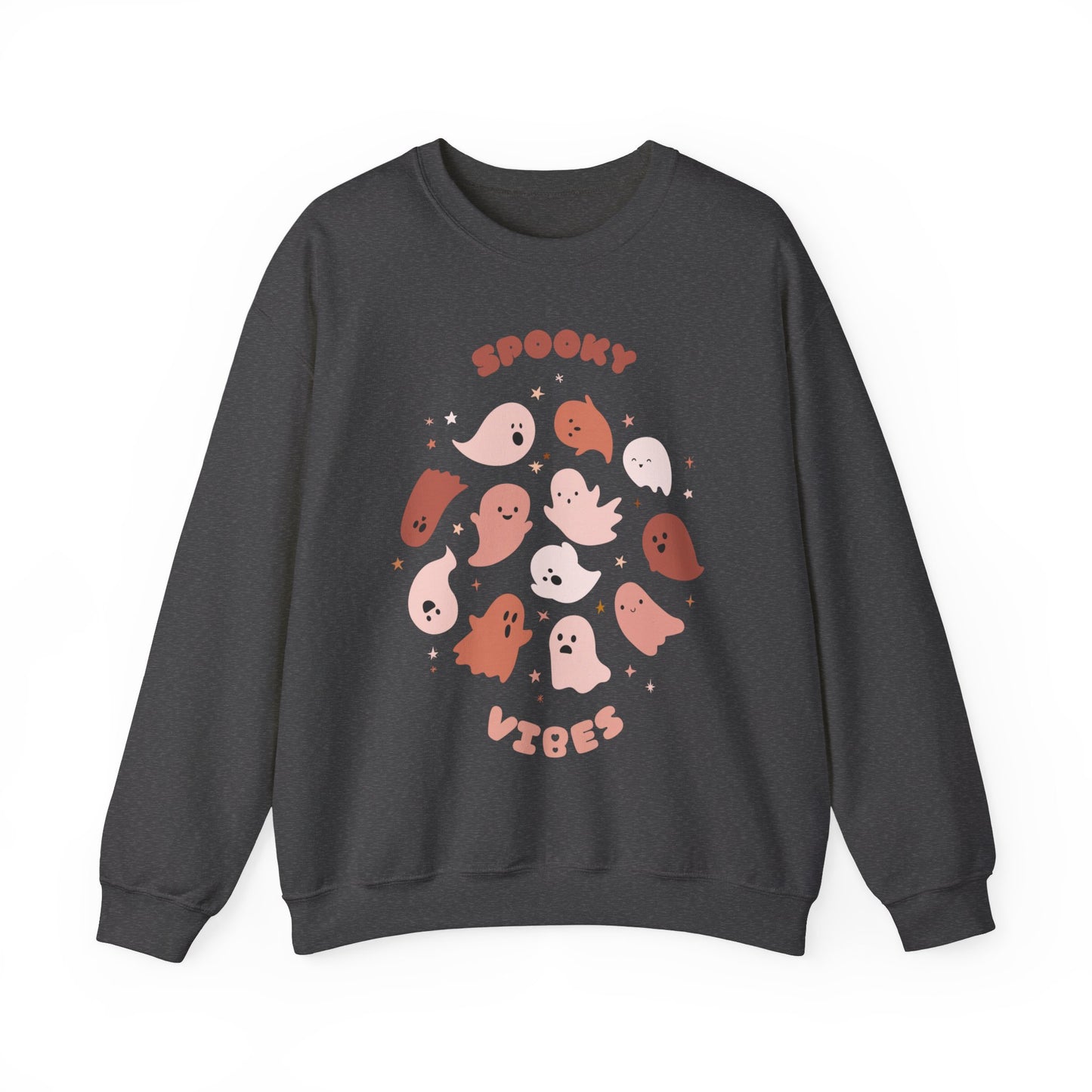 Cute Fall ‘Spooky Vibes’ Crewneck Sweatshirt