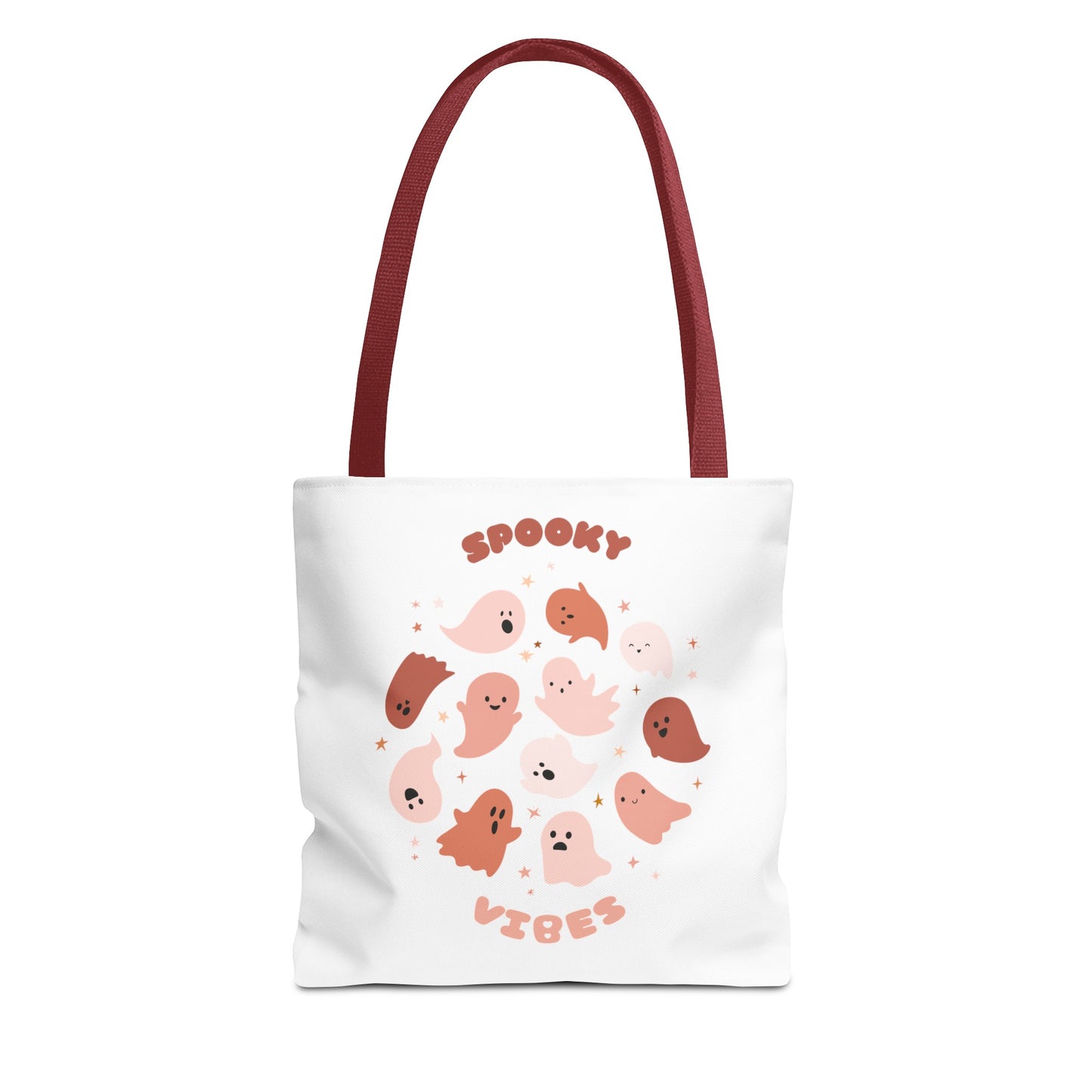 AOP Cute Fall Spooky Vibes Print Tote Bag